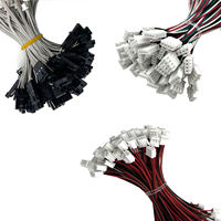 JST ZH seri 1.5mm Pitch konektor ZHR-2 papan kawat rakitan kabel PVC terisolasi 5mm panjang Strip Harness tembaga
