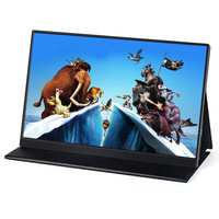Monitor Portátil Extendido para Laptop de 15.6 Pulgadas 1080P FHD IPS, Pantalla LED Portátil para Computadora con Tipo-C, Mini-HDMI y USB