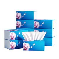 Fournisseur direct d'usine, papier mouchoir facial en gros, jetable, hautement absorbant, biodégradable