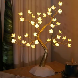 Guirlande lumineuse <span class=keywords><strong>d</strong></span>écorative <span class=keywords><strong>en</strong></span> forme <span class=keywords><strong>de</strong></span> branche <span class=keywords><strong>de</strong></span> fleur à 36 LED blanc chaud, lumière LED dorée <span class=keywords><strong>en</strong></span> forme <span class=keywords><strong>de</strong></span> fleur pour la <span class=keywords><strong>d</strong></span>écoration <span class=keywords><strong>de</strong></span> la maison et des événements - Product Image 1