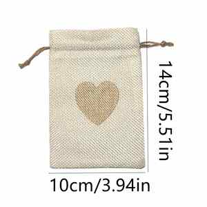 Sac en toile de jute créatif pour Halloween et Noël, pochette pour bonbons et rangement - Product Image 4