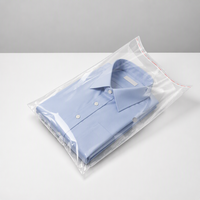 Sacs OPP autocollants transparents fournis par l'usine, sacs en polypropylène auto-adhésifs pour l'emballage des vêtements