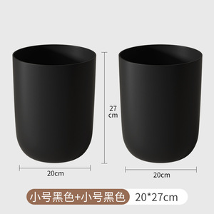 Cylindrical Waste <b>Bin</b> 30L Open Design Indoor Outdoor Use - Product Image 4