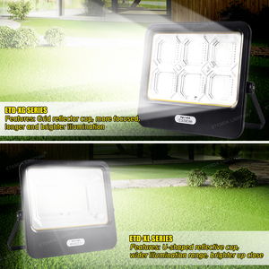 Độ sáng cao năng lượng mặt trời lũ ánh sáng 500W 600W ngoài trời không thấm nước dẫn đèn năng lượng mặt trời với điều khiển từ xa - Product Image 2