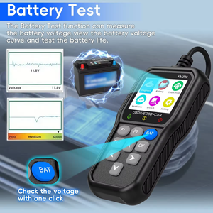 YM319 OBD2 <strong>Scanner</strong> Check Engine System Multi-language <strong>Code</strong> Reader Clear/Erase <strong>Codes</strong> Battery Tester <strong>Car</strong> Diagnostic <strong>Tool</strong> ABS - Product Image 5