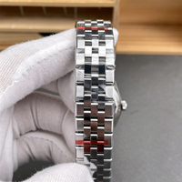 Montre automatique mécanique 40 mm 2026 avec mouvement visible, luxe, mode, hip-hop, plongée, bracelet en acier inoxydable, cadran bleu glace