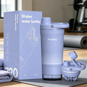 Botella <span class=keywords><strong>de</strong></span> Agua Térmica Portátil <span class=keywords><strong>de</strong></span> Acero Inoxidable Hong Ling, Botella Deportiva con Asa para Fitness - Product Image 1