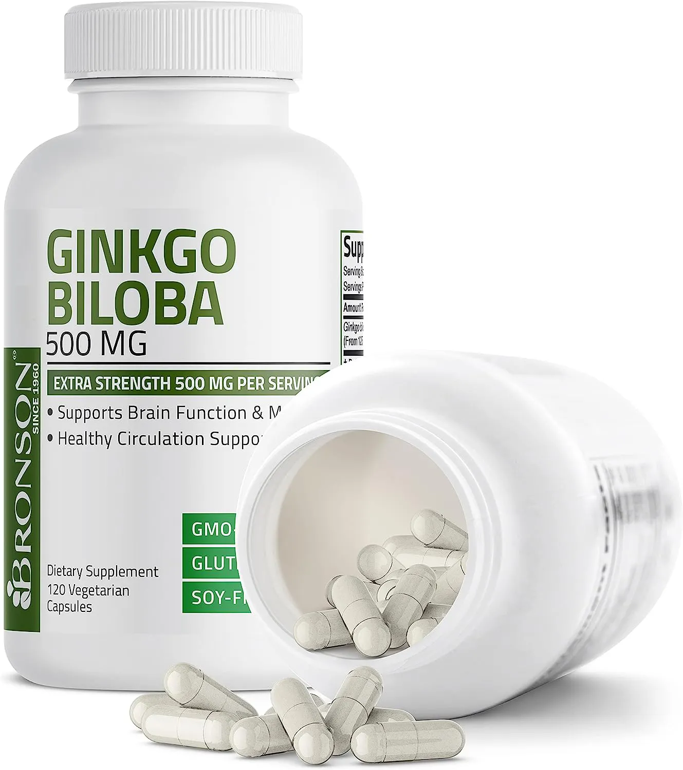 Prix de gros Extraits de plantes naturelles pures Extrait de Ginkgo Biloba Supplément Ginko Biloba Capsules