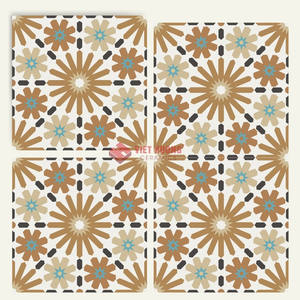 Azulejo de Cemento Encaustic para Proyectos Comerciales, 200x200mm, Resistente al Desgaste, Piso de Concreto, Venta al Por Mayor B2B, Exportación - Product Image 5