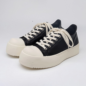 Scarpe da ginnastica basse stile Y2K Grunge con finitura opaca, zeppa piatta rinforzata, ammortizzazione e protezione anti-collisione, ideali per il jogging, per ragazze adolescenti - Product Image 2