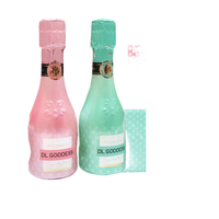 Étiquette thermorétractable en PET pour emballage complet des bouteilles d'eau ou de bière, étiquettes personnalisées en PVC/PET thermorétractables au laser