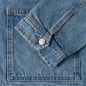 Veste en jean personnalisée pour homme, veste décontractée en coton bleu, fermeture éclair, manteaux en jean OEM - Product Image 5