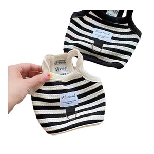 French style pet <b>clothes</b>, summer Teddy, Bichon Frise, Pomeranian summer vest, short sleeveless, <b>cat</b> anti-shedding leash - Product Image 5