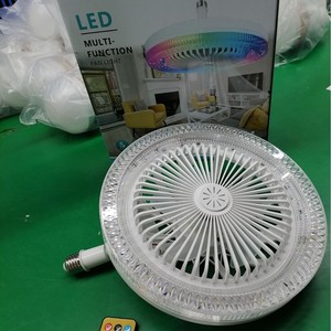 Led Multi Function <b>Fan</b> Light 50W <b>Remote</b> <b>Control</b> <b>Ceiling</b> Mount Flush Mount Plastic Body Ac Motor With Led Light Source - Product Image 2