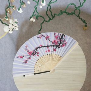 Elegante Abanico Plegable de Bambú Blanco, Portátil, Diseño Tradicional Personalizado para la Escuela, Año Nuevo Chino, Halloween, Amor - Product Image 3