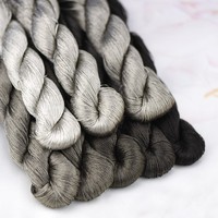 Couleur 71-80 fil à broder pure soie point de croix fournitures gros fils à broder soie de mûrier fil à broder
