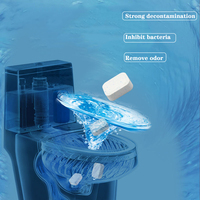 Tablette nettoyante automatique effervescente, OEM, pour toilettes, déodorant, nettoyage, bol de toilette, pièces