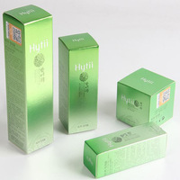 Boîte en carton personnalisée à extrémités pliées pour cosmétiques, emballage vide en carton, Caja De Embalaje Personalizado, petite commande MOQ