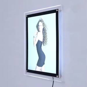 Hot Selling Backlit Picture Frame Illuminated Acrylic <strong>Crystal</strong> LED Slim <strong>Light</strong> <strong>Box</strong> Poster Frame - Product Image 6