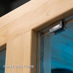 Sauna extérieur moderne de luxe en bois de pruche canadienne à <span class=keywords><strong>prix</strong></span> abordable, sauna infrarouge lointain pour 1 personne - Product Image 5