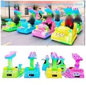Nouveau modèle 2025 – Voiture électrique carrée pour enfants, voiture tamponneuse en plastique pour intérieur/extérieur, idéale pour les sorties parent-enfant en famille le soir - Product Image 6