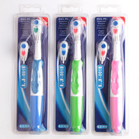 Cepillo de Dientes Eléctrico Giratorio para Adultos, Impermeable, de Doble Cabezal, con Batería, Sónico, Automático, con Logotipo Personalizado