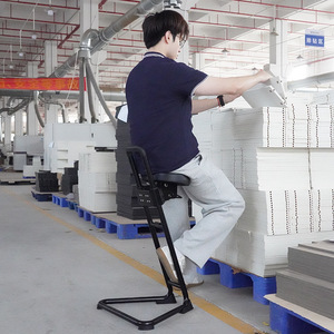 Hewei Industrial Chair IC178 Adjustable Height Anti Static Factory <b>Work</b> <b>Stool</b> Assembly Line Use - Product Image 1