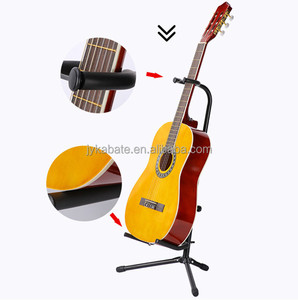 Support de guitare pliable portable noir Kabat Factory, support de guitare acoustique sur trépied - Product Image 4