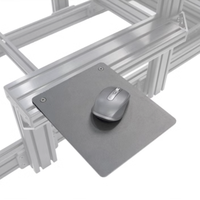 Vendu séparément profilé aluminium industriel racing sim rig DIY kit levier de vitesse plaque frein à main ordinateur souris plateaux