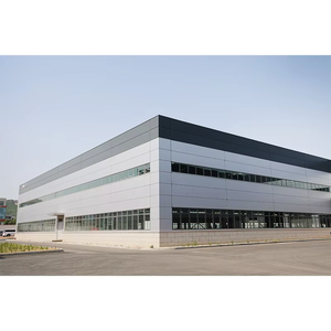 Entrepôt préfabriqué industriel en acier à bas prix de Chine, structure en acier pour entrepôt de stockage autonome, conception <span class=keywords><strong>d</strong></span>'atelier - Product Image 1
