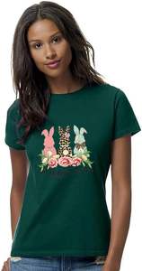 Vinilo Personalizado de Conejos para Transferencia Térmica, Adhesivos de Flores, Huevos de Pascua, Conejitos, Calcomanías de Dibujos Animados, Parches para Jeans, Camisetas, Chaquetas, Mochilas - Product Image 3