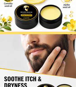 Bálsamo para Barba STYLEJIANG 80ml, Nutritivo, Suavizante, Orgánico, Sin Perfume, Fijación Media, para el Cuidado de la Barba Masculina - Product Image 6