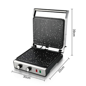 Prensa Eléctrica Multifunción RAF R.544 de 2000W para Sándwiches y Filetes con Placas de Fácil Limpieza y Apertura de 180 Grados - Product Image 4