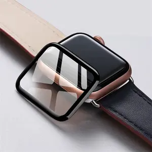 HD Matte anti glear flexible PMMA Full Glue 38MM Smart Watch nano Screen Protector For Apple Watch 38 40 42 44MM