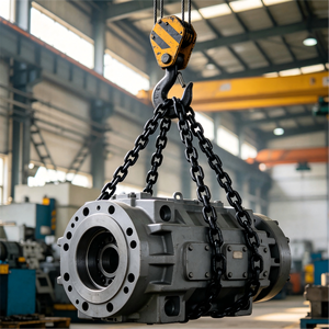 Grade 80 Steel Lifting Chain Black Oxide Welded Round Link <b>Hoist</b> for Industrial Crane Mining High Strength Grade 80 Lif - Product Image 1