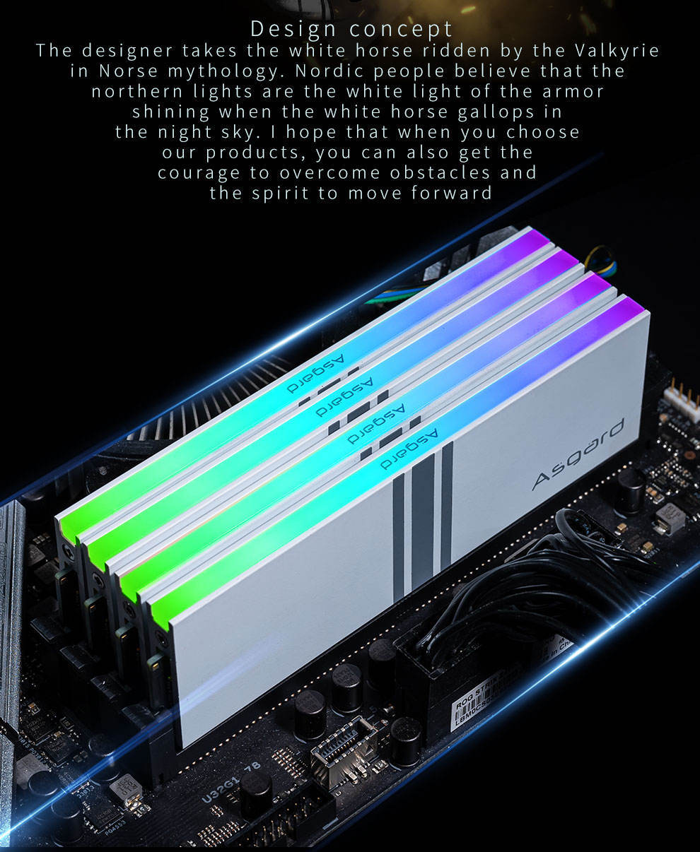Asgard 32GB 6800(16G*2) RGB DDR5 Memory - Gaming Light Ram