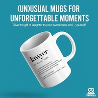 Mug en céramique 3 couleurs – Définition d'avocat style dictionnaire – Citation humoristique sur la profession juridique – Cadeau fantaisie parfait pour avocats et juristes