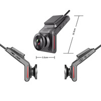 Mini Cámara para Coche 4G Inteligente con SIM LTE, DVR Dual, Cámara en la Nube 1080p Delantera y Trasera con Wifi, GPS y Lentes Dobles