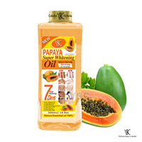 Huile Essentielle de Curcuma 500ml, Massage Hydratant à l'Amande, SPA, Massage Facial pour Éclaircir la Peau et Éliminer les Taches Noires
