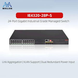 Commutateurs Ethernet industriels en rack H3C série IE4320-28, accessoires Gigabit de qualité industrielle, commutateur PoE 8/16/24 ports - Product Image 1