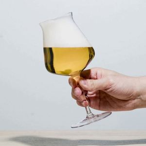 Vaso de Cerveza <span class=keywords><strong>Teku</strong></span> de Cristal Hecho a Mano, Sin Plomo, de Lujo, al por Mayor para Bares - Product Image 4