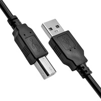 Câble de données USB 2.0 à tête carrée, tout en cuivre, haute vitesse, universel, pour connexion d'imprimante et de copieur