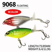 NOUVEAU Leurre de surface NEWMAJOR Propeller 85mm/75mm 19g/6.4g, leurre dur en ABS, 8 couleurs, pour achigan, brochet, poisson-serpent