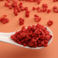 Stroberi kering monterey freezedried stroberi sublimasi buah kering beku buah FD strawberry grosir