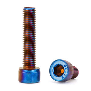 สกรูหัวจม OEM ODM ขายดี M1.6 M2 M3 M4 M5 สกรูหัวจมแบบถ้วย 12.9 Gr5 สกรูไทเทเนียมพร้อมน็อต - Product Image 2