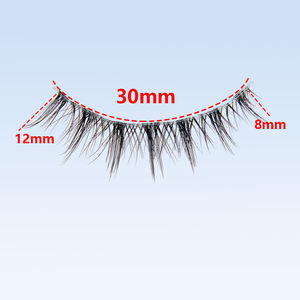 ขนตาปลอมขนมิงค์7คู่แบบพรีเมี่ยมขนตาปลอมแบบหนานุ่มสำหรับใส่ซ้ำได้ - Product Image 5