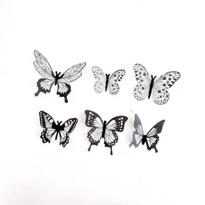Ychon Groothandel Vlinder Met Gouden Voering Prachtige Vlinders Decor Taart Versieren Voor Schattigste Verjaardag Meisje