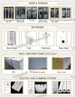 Maison préfabriquée extensible en conteneur de 40 pieds ou 20 pieds, 2 à 5 chambres, en acier pliable, à vendre