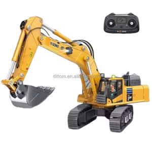 Yigong Yg520 <span class=keywords><strong>Mini</strong></span> 2.4G Rc Legering Graafmachine 1:50 Full-Channel Schroefmachine Techniek Met Verlichting - Product Image 1