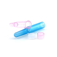 Blanc 1.5ml ampoule en plastique tubes bouteilles 0.07oz vide ampoule bouteille sérum pour emballage de soins de la peau